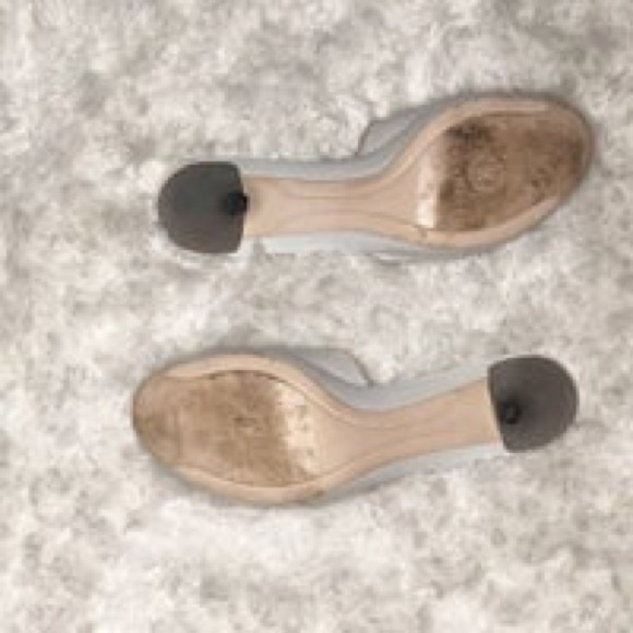 Cole Haan White Kitten Heels 7.5 - Picture 8 of 9